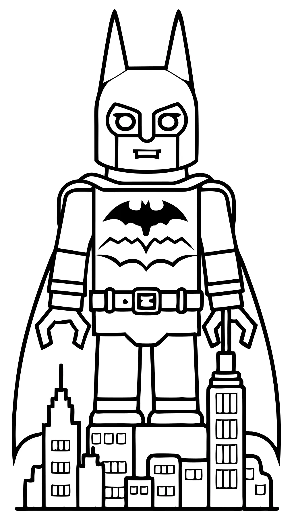 Página de color LEGO Batman